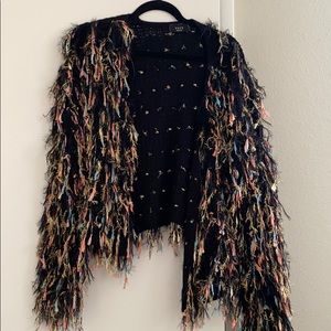 Confetti fur jacket